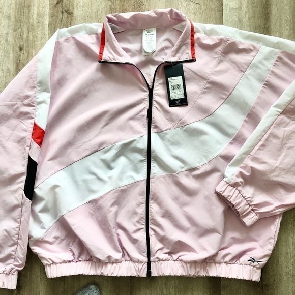 Reebok, Speedwick, Jacket, Pink, Windbreaker, Size, 1X, 16W, New With Tags - Picture 6 of 16